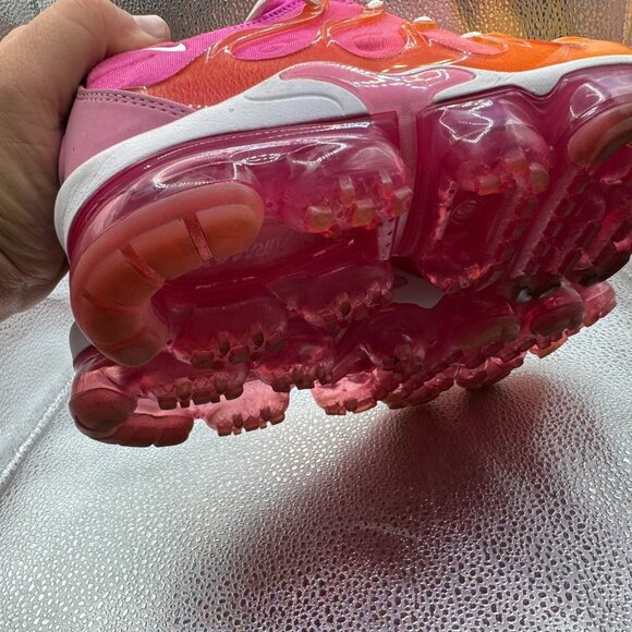 Size 8.5 Nike Air Vapormax Plus Summer Sunset Pink Womens Sneakers CI9900-600 - Picture 11 of 12